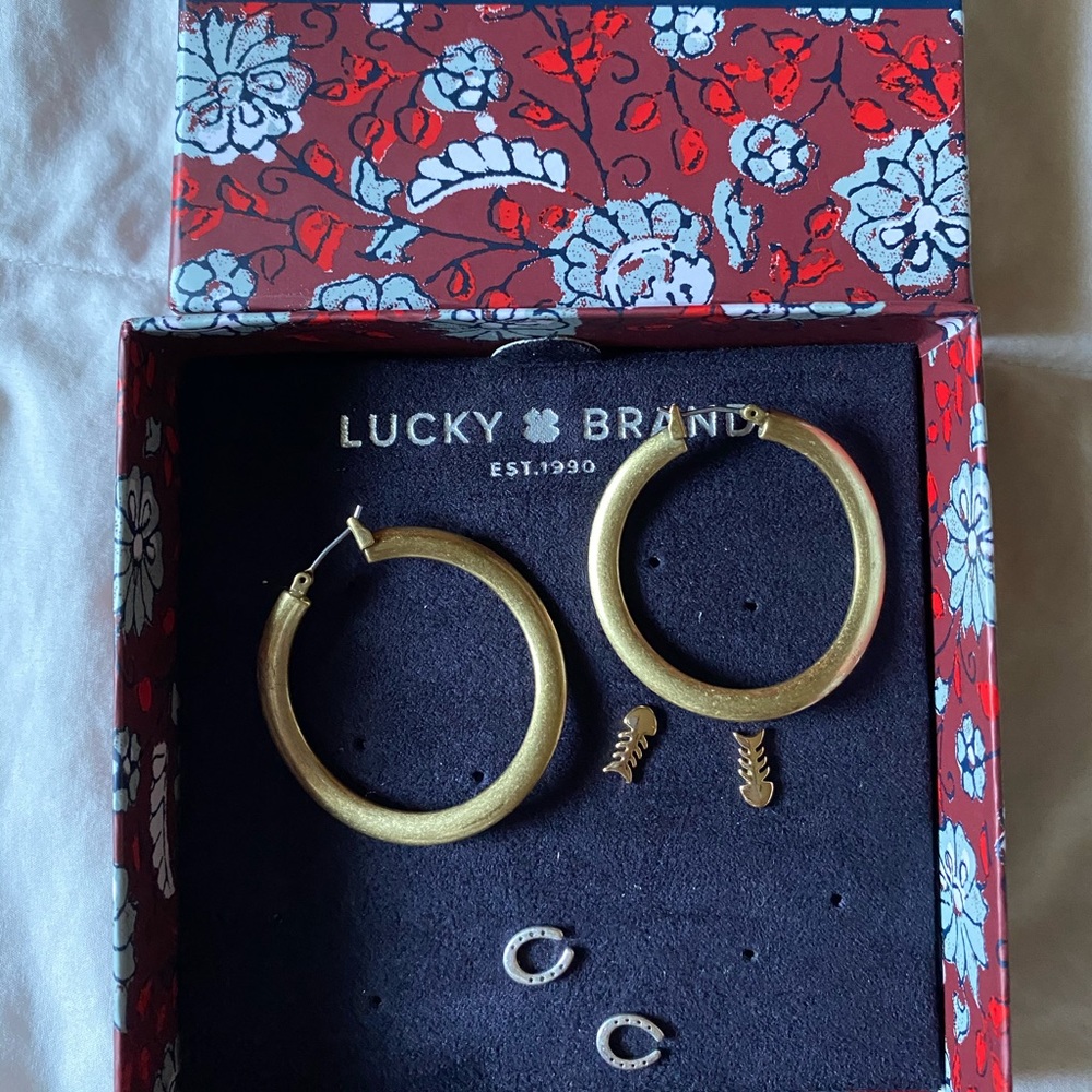 Lucky brand earrings bundle
